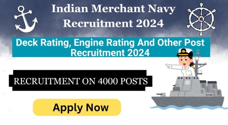 Merchant Navy 4000 Deck Rating, Cook, and Other Online Form 2024