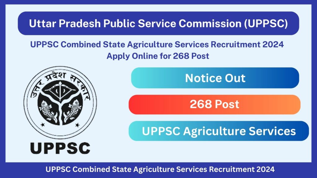 UPPSC Agriculture Services Recruitment 